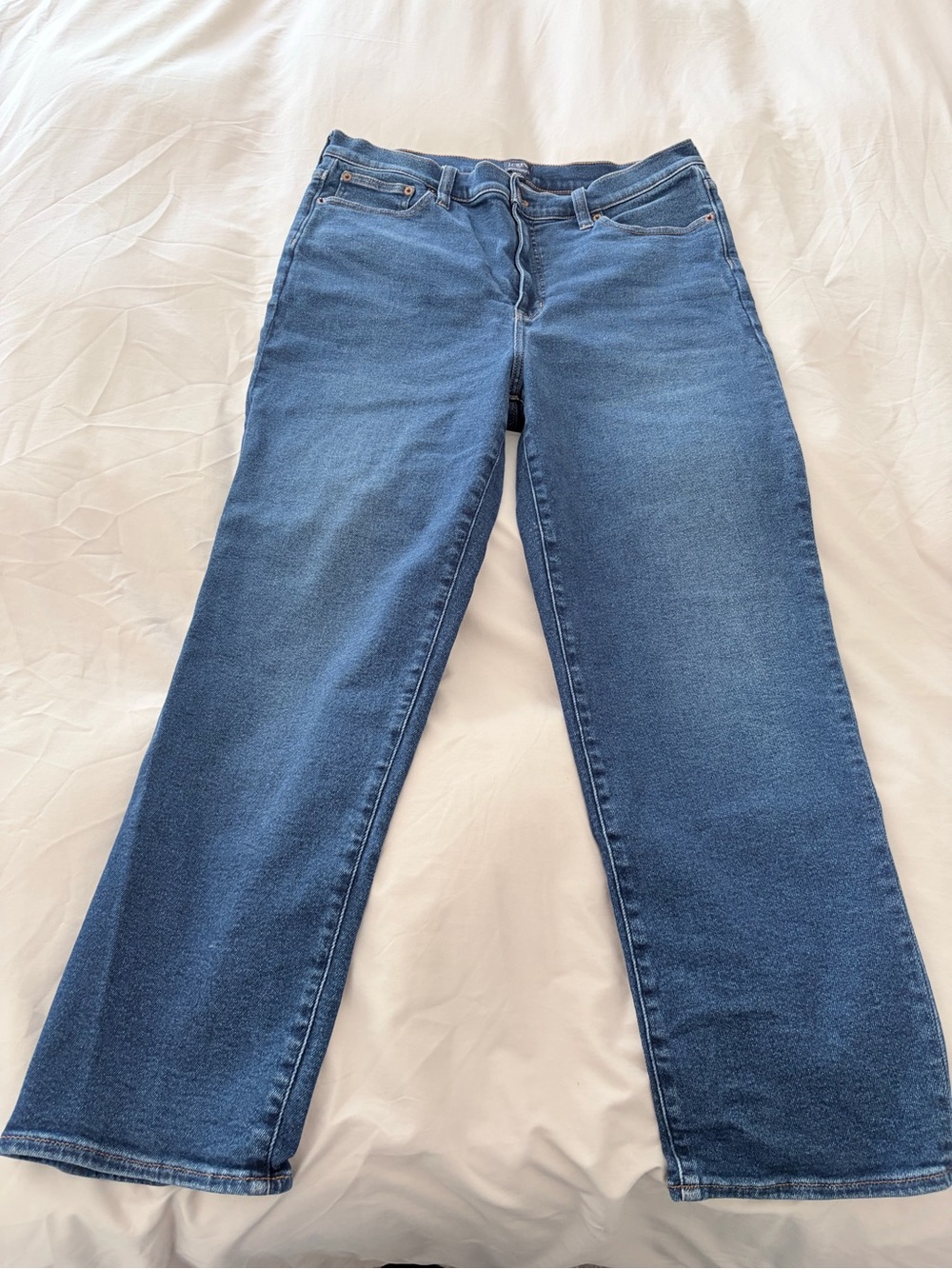J. Crew Stovepipe Jeans in Medium Blue Wash size 32